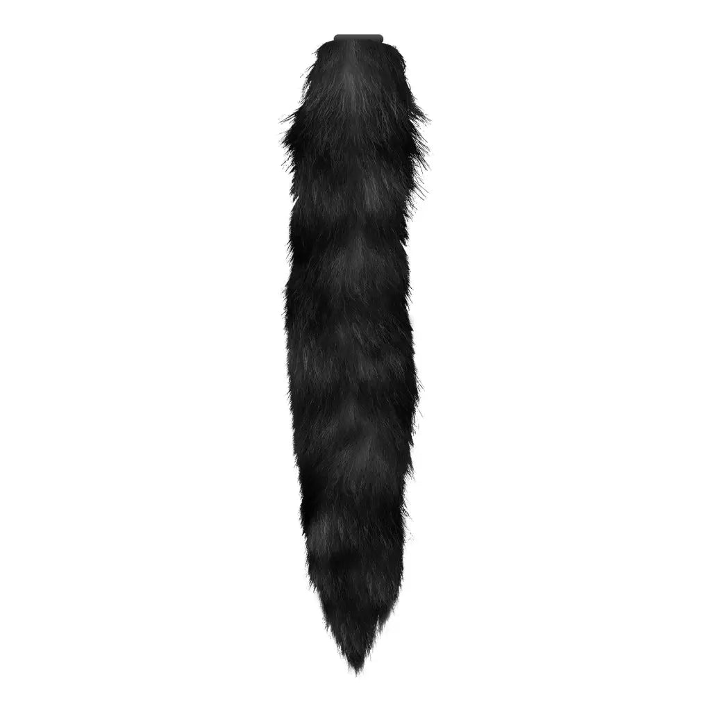 Tailz Tail Plug Black XR Interchangeable Black Fox Tail at the Haus of Shag