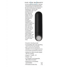 Zero Tolerance All Powerful Rechargeable Bullet Vibrator Black - Manual Stroker