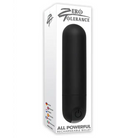 Zero Tolerance All Powerful Rechargeable Bullet Vibrator Black - Manual Stroker