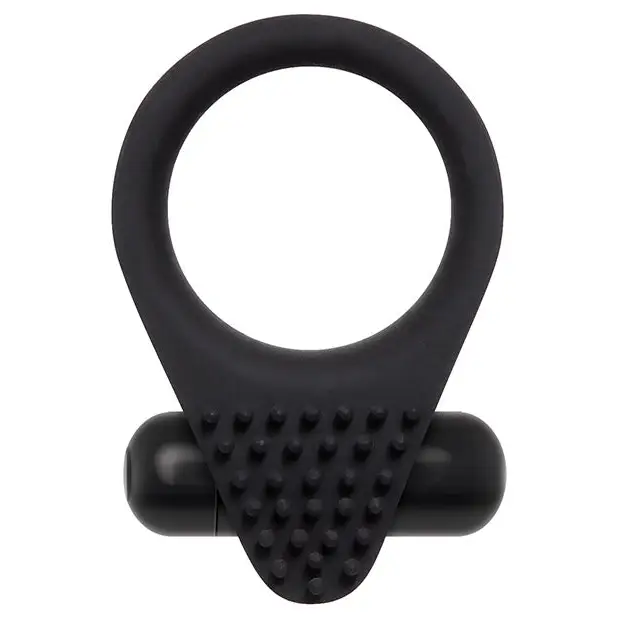 Zero Tolerance Black Knight Vibrating Cockring Black - Cock Ring