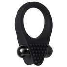 Zero Tolerance Black Knight Vibrating Cockring Black - Cock Ring