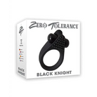 Zero Tolerance Black Knight Vibrating Cockring Black - Cock Ring