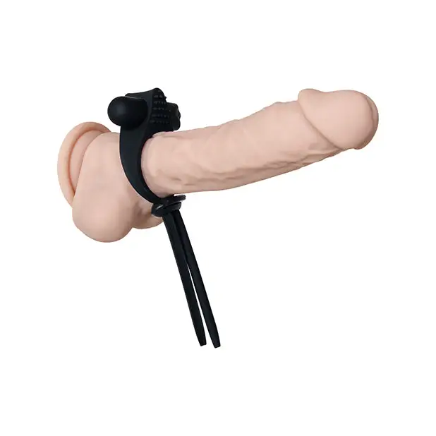 Zero Tolerance Black Tie Affair Rechargeable Silicone Cock Tie Cockring Black - Cock Ring