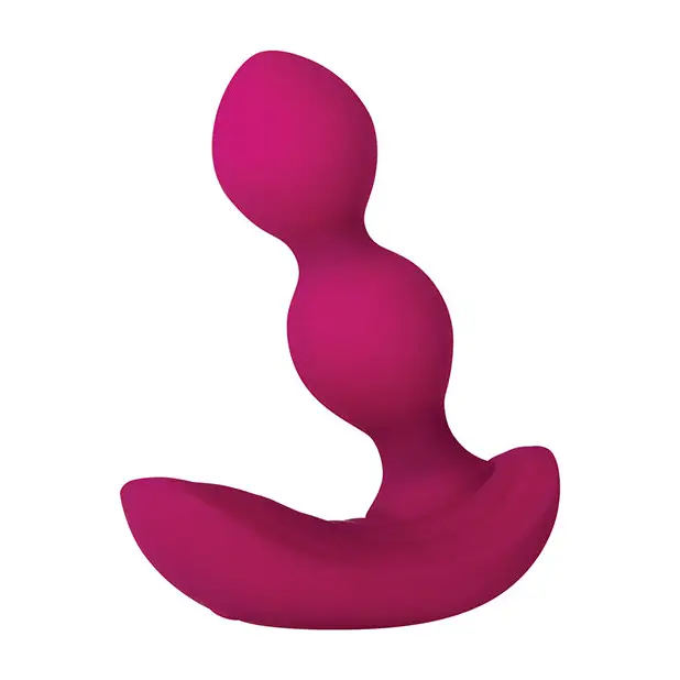 Zero Tolerance Bubble Butt Rechargeable Remote-Controlled Inflatable Vibrating Beaded Anal Plug - Pink - Inflatable