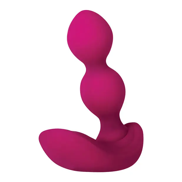 Zero Tolerance Bubble Butt Rechargeable Remote-Controlled Inflatable Vibrating Beaded Anal Plug - Pink - Inflatable