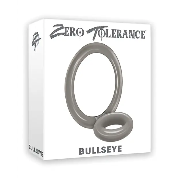 Zero Tolerance Bullseye Dual Ring Cockring Smoke - Cock Ring