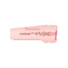 Zero Tolerance Grip pink plastic wall anchor for secure mounting with expansion plug