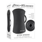 Zero Tolerance Gyro Stroke Rechargeable Gyrating Silicone Stroker Black - Manual Stroker