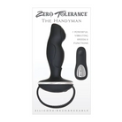 Zero Tolerance Handyman - Black - Powered Butt Plug