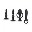 Zero Tolerance Intro To Prostate Kit 4-Piece Anal Play Set With DVD - Black - Anal Kit