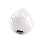 Zero Tolerance Krakatoa Stroker in white vase with black handle - sophisticated design