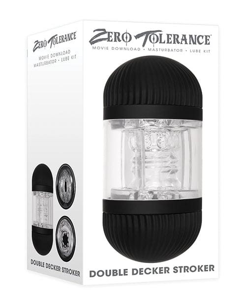Zero Tolerance Manual Stroker Black Zero Tolerance Double Decker Stroker at the Haus of Shag