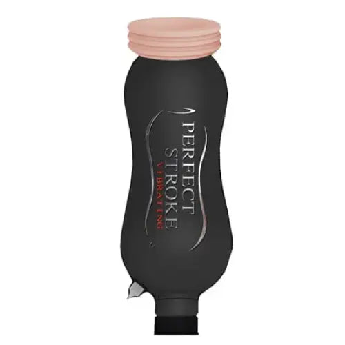 Zero Tolerance Perfect Stroke Vibrating Masturbator with Black Bottle and Pink Cap