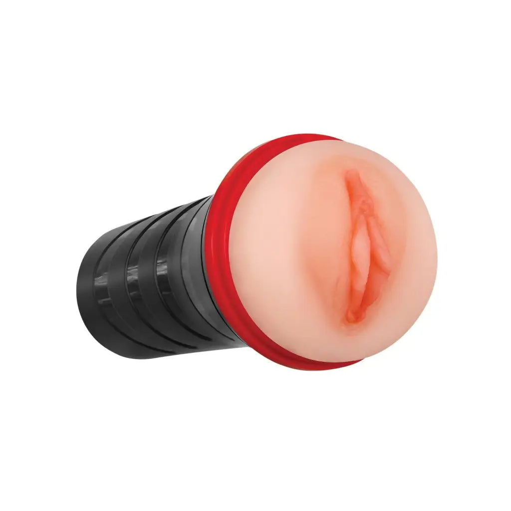 Zero Tolerance Pop On The Go Stroker: Discreet adult novelty simulating intimate anatomy