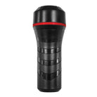 Black flashlight with red accent in Zero Tolerance Pop On The Go Stroker package