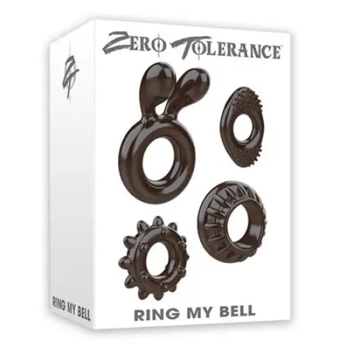 Zero Tolerance Ring My Bell 4-Piece Cockring Set - Cock Ring