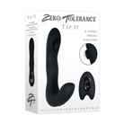 Zero Tolerance Tap It Rechargeable Remote-Controlled Tapping Vibrating Silicone Prostate Massager Black - Powered Butt