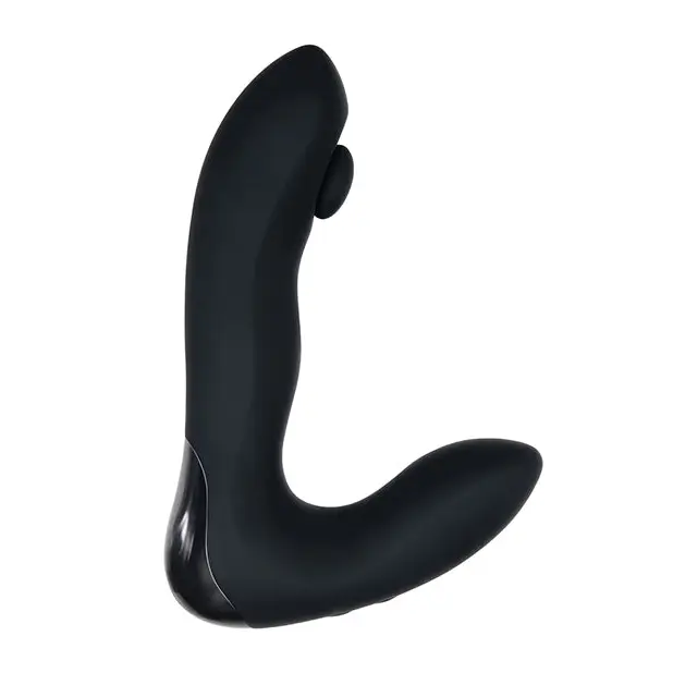 Zero Tolerance Tap It Rechargeable Remote-Controlled Tapping Vibrating Silicone Prostate Massager Black - Powered Butt