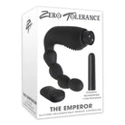 Zero Tolerance The Emperor Rechargeable Remote-Controlled Vibrating Silicone Prostate Massager - Black - Powered Butt