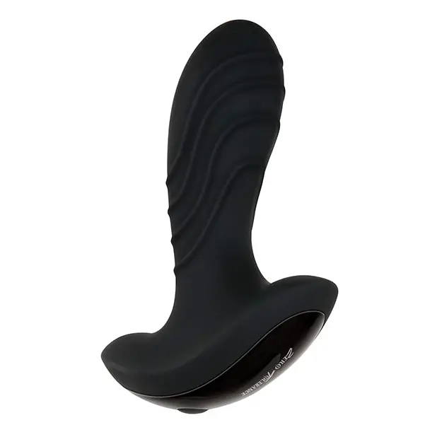 Zero Tolerance The Gentleman Rechargeable Vibrating Silicone Prostate Massager - Black - Powered Butt Plug