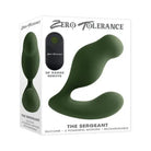 Zero Tolerance The Sergeant Rechargeable Vibrating Prostate Anal Vibe - Green - Powered Butt Plug