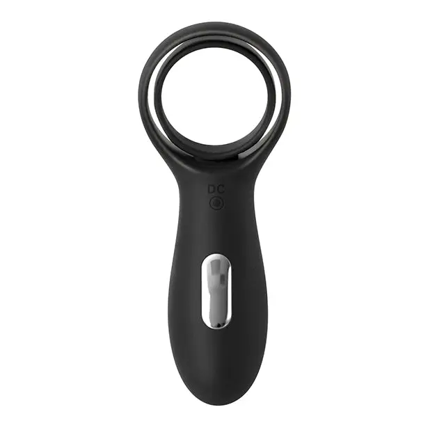 Zero Tolerance The Torpedo Rechargeable Vibrating Silicone Cockring Black - Cock Ring