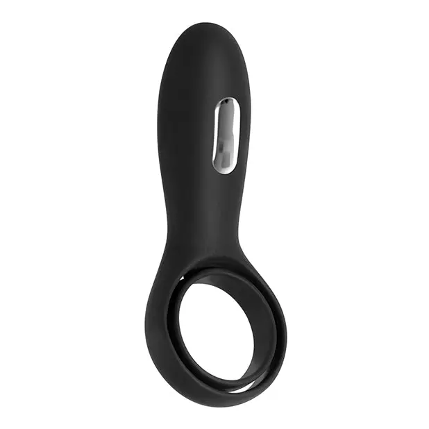 Zero Tolerance The Torpedo Rechargeable Vibrating Silicone Cockring Black - Cock Ring