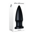 Zero Tolerance Titan Advanced Bullet-Shaped Anal Plug - Black - Butt Plug