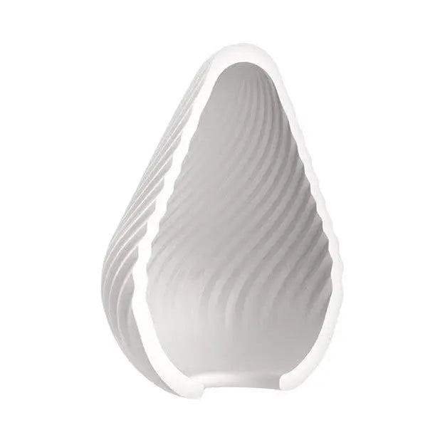 Zero Tolerance Vesuvias Stroker - White vase with wavy lines on display