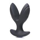 Zeus Anchor Plug Black Zeus 64x Electro-spread Vibrating and E-stim Silicone Butt Plug at the Haus of Shag