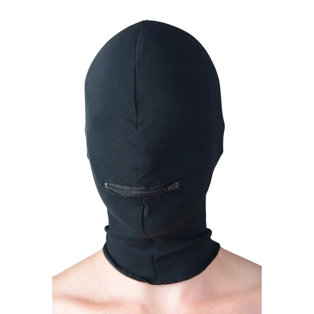 Strict Leather Hood Zippered Eyeless Hood at the Haus of Shag