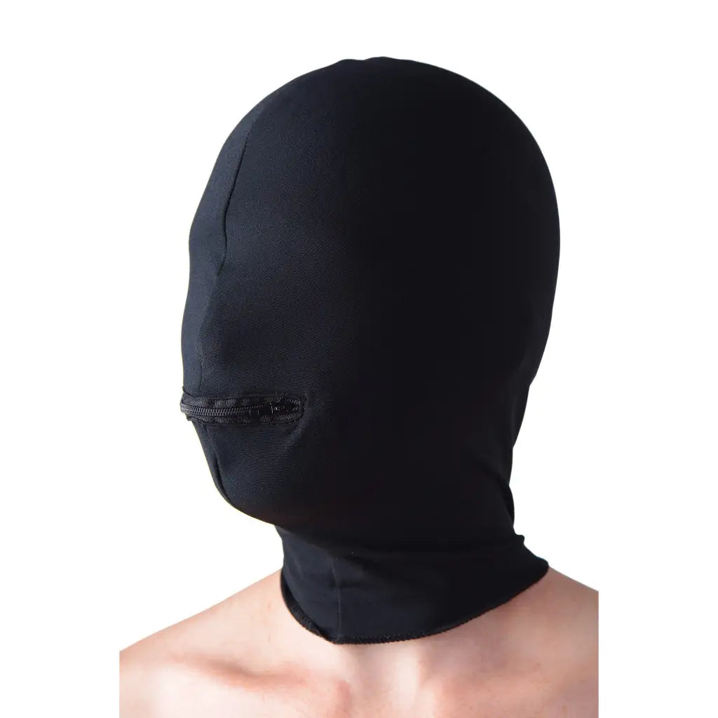 Strict Leather Hood Zippered Eyeless Hood at the Haus of Shag