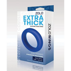 Xgen Penis Enhancement Zolo Extra Thick Silicone Cock Ring - Blue at the Haus of Shag