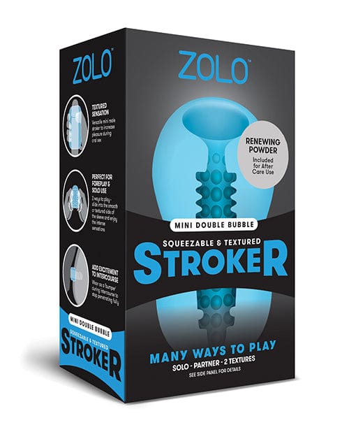 ZOLO Manual Stroker Blue Zolo Mini Double Bubble Stroker at the Haus of Shag
