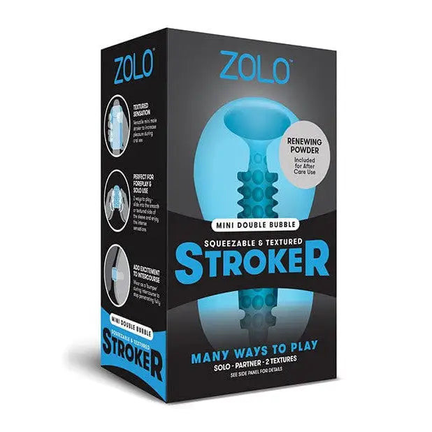 ZOLO Manual Stroker Blue Zolo Mini Double Bubble Stroker at the Haus of Shag