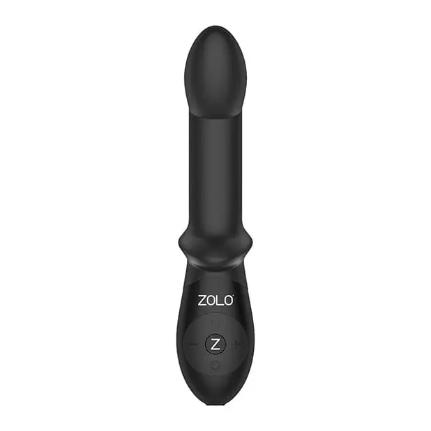 Xgen Anal Products Zolo P Spot Beaded Vibe - Black at the Haus of Shag