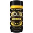 ZOLO Personal Trainer Cup - Yellow and black container with fitness slogans for personal training