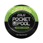 ZOLO Manual Stroker Green ZOLO Pocket Pool Stimulator Sleeve at the Haus of Shag