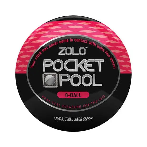 ZOLO Manual Stroker Red ZOLO Pocket Pool Stimulator Sleeve at the Haus of Shag