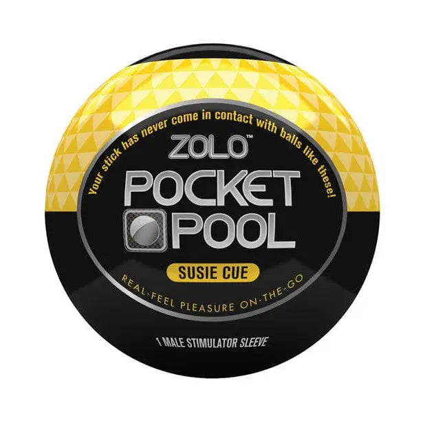 ZOLO Manual Stroker Yellow ZOLO Pocket Pool Stimulator Sleeve at the Haus of Shag