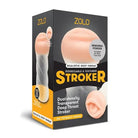 ZOLO Manual Stroker Clear ZOLO Realistic Deep Throat Dual Density Transparent Stroker at the Haus of Shag