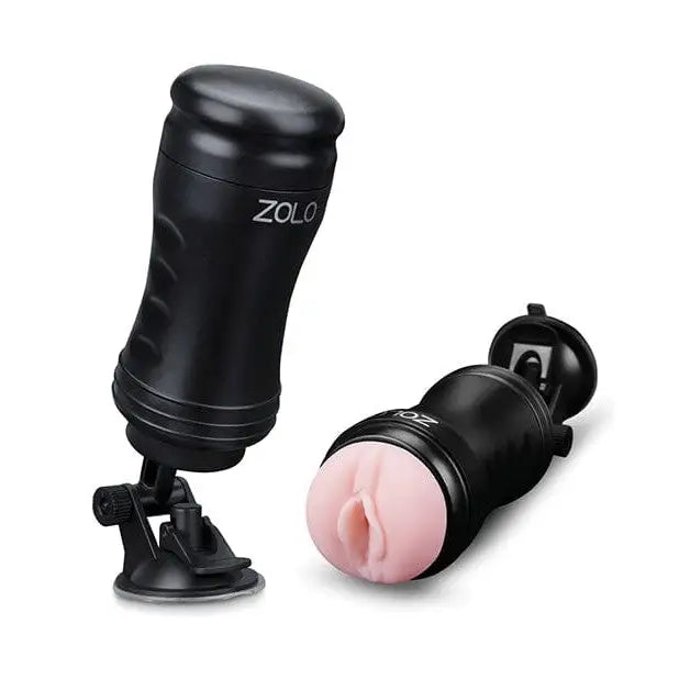 ZOLO Solo Flesh hands free masturbator with pink textured opening for adult pleasure