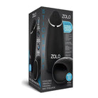 ZOLO Stickshift Male Personal Pleasure Device in Sleek Black and Blue Retail Box